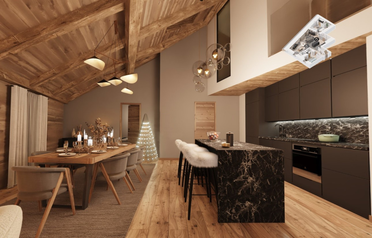 appartement Duplex de 149 m2 (au sol) vendu en plateau