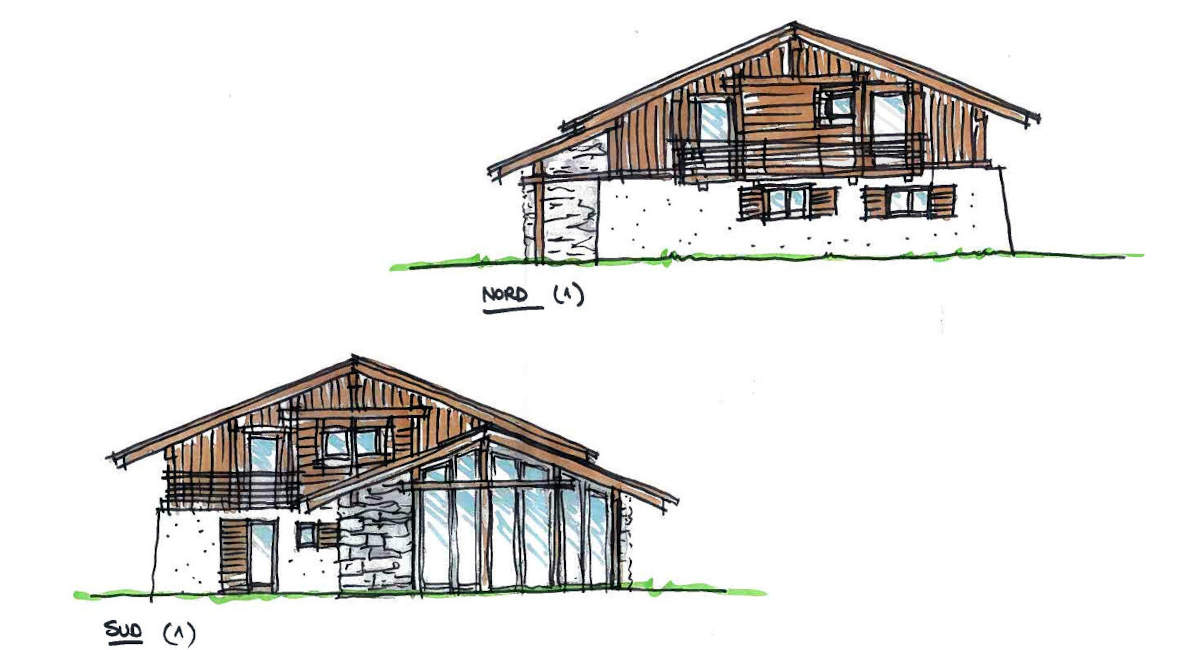 Terrain à bâtir avec permis de construire