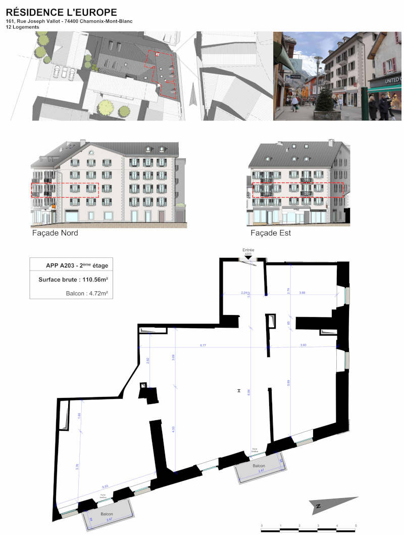 Appartement 110 m2 en plateau brut