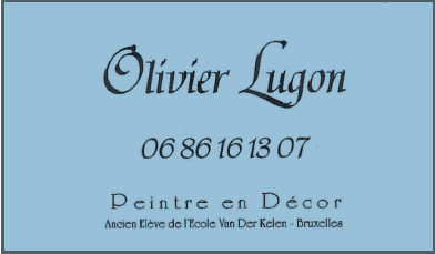 Olivier Lugon Peintre et décor